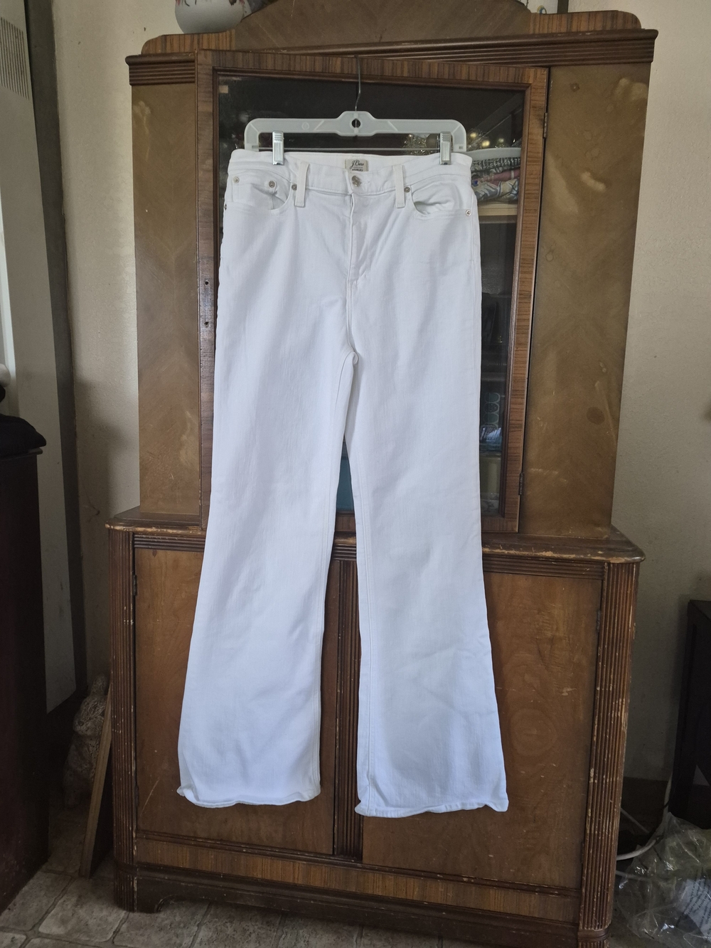 J CREW ASBURY FLARE Stretch Denim Jeans 30
